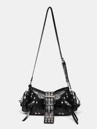 Motorcycle Punk Rivet Retro Womens Crossbody Bag