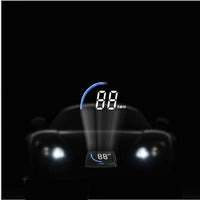 A101 head-up display HUD speed speed water temperature small mileage OBD universal car display