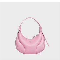 Womens Baseball Underarm Bag Crescent-Shaped Crossbody Bag