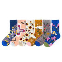 Creative Design Men's Middle Tube Socks Skateboard Street Couple Basketball Jk Socks
