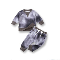 Tie-dye Sweater Pants Children's Suit