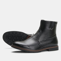 Snow Boots Men's Fleece-lined Warm Splash-proof Water
