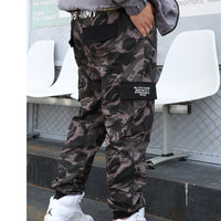 Fatty Men's Trendy Cropped Trousers Plus Size Loose Camouflage
