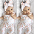 XOXO Heart Print Sleeveless Tassel Romper  Headband 2pc set