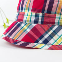 Children wear basin hat on both sides
