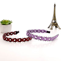 Hollow chiffon woven headband