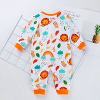 Baby girl romper with long sleeves romper