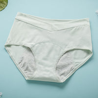 High-waisted cotton underwear