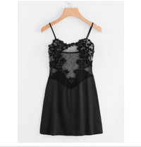 Lace See-through Nightdress Best-selling High-stretch Silk Lingerie Camisole For Women