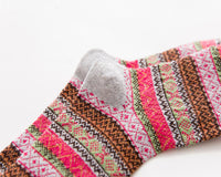 Autumn and Winter Retro National Style Wool Warm Socks