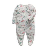 Baby cotton print jumpsuit