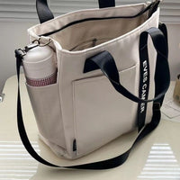 Simple All-match Waterproof Stylish Tote Canvas Handbag