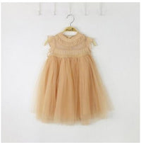 Girls' dresses, children's western style flying sleeves