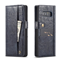 Samsung Note8 crack retro simulation leather flip wallet card Samsung note9 protective cover