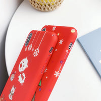 Compatible with Apple , Luminous Christmas Mobile Shell Cartoon Deer