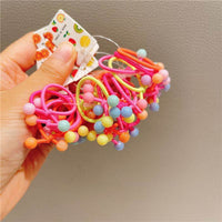Baby Red Bead Hair Tie