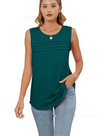 Sleeveless Crew-neck Loose-fitting Fashionable Vest