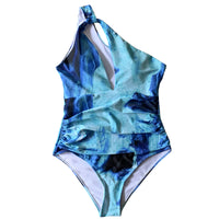 One-piece shoulder cutout sexy fashion bikini