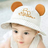 Cartoon striped pot hat