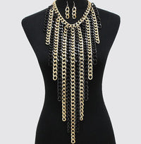Atmospheric mixed color PUNK body chain