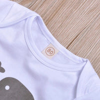 Autumn Hot Style Cotton Long Sleeve Elephant Print Trousers Hat