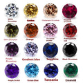 Four-claw Inlaid Zircon Ear Bone Stud Replacement Head