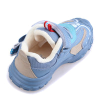 Children's short-pile quilted casual sneakers