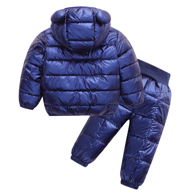 Children's down jacket set