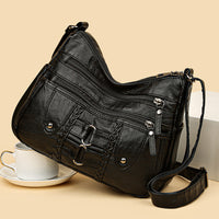 Fashion Large Space Knitted Messenger Bag Korean Simple