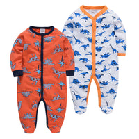 Q2-Piece Baby One-Piece Cotton Romper For Infants