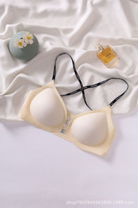 Cross Spaghetti Straps Sexy Beauty Back Bra