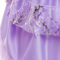 European And American Girls Mesh Lace Princess Dress Sleeveless