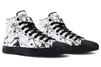 Fashion Printed Couple High Top Canvas Shoes