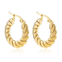 Fashionable Light-luxury Fully Diamond-encrusted Copper-plated Oval Earrings For Women