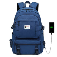 Couple waterproof backpack outdoor school bag