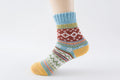 Ethnic style cashmere socks women