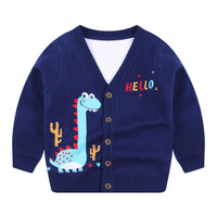 New All-Match Fashion Boy Knitted Cardigan