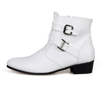 British pointed male boots