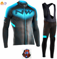 Cycling jersey long sleeve suit