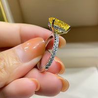 Fashionable Personality Gold-plated Female Diamond Ring