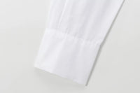 Women's Fashion Polo Collar Gold Breasted