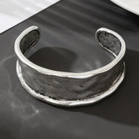 Heavy-duty Textured Curved Distressed Bracelet