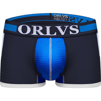 Men's Boxer Shorts Low-Waist Elastic Hip-Lift Boxer Briefs