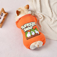Pet Dog Winter Padded Thickened Four-legged Clothes