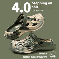 Outdoor New Non-slip Color Matching Slippers For Men