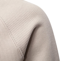 European And American Half Zipper Sweater Stand-up Collar All-match Fleece Men's Sweater Top