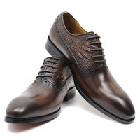 Fashion Top Layer Cowhide Business Leather Shoes