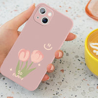 Tulip Silicone Phone Case Anti Drop