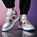Men's Low Top Breathable Lace Up Board Shoes