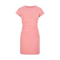 Figure-flattering Basic Short-sleeve Dress